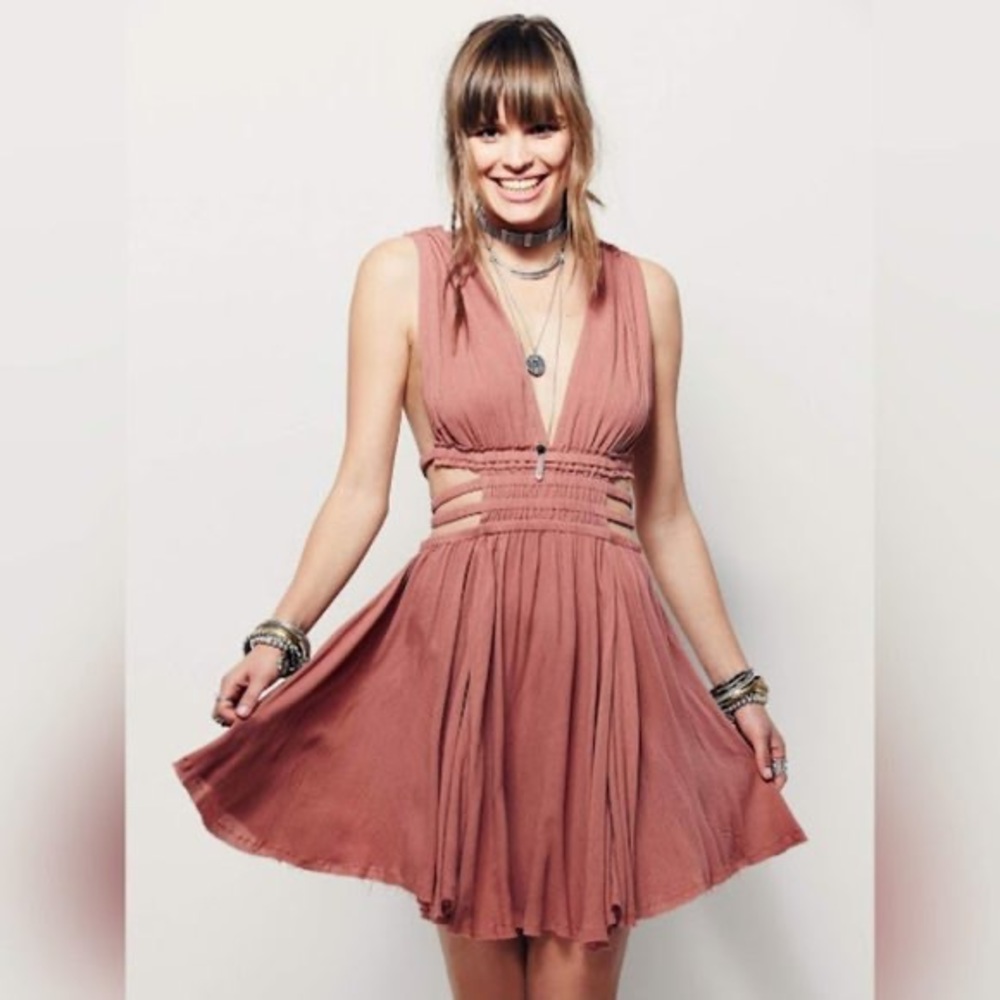 Free People Feel the Flava fit and flare dress